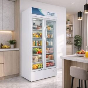 REFRIGERATEUR SOLSTAR VERTICAL 2PORTES VITRINE VC6500